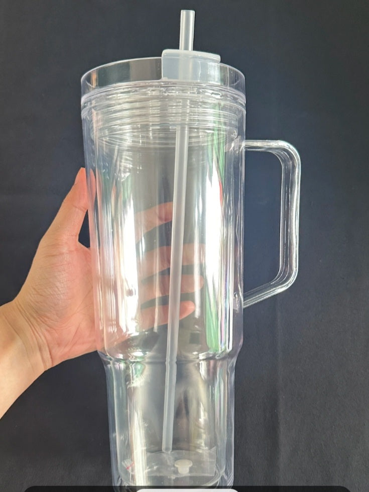 40 oz snow globe tumbler